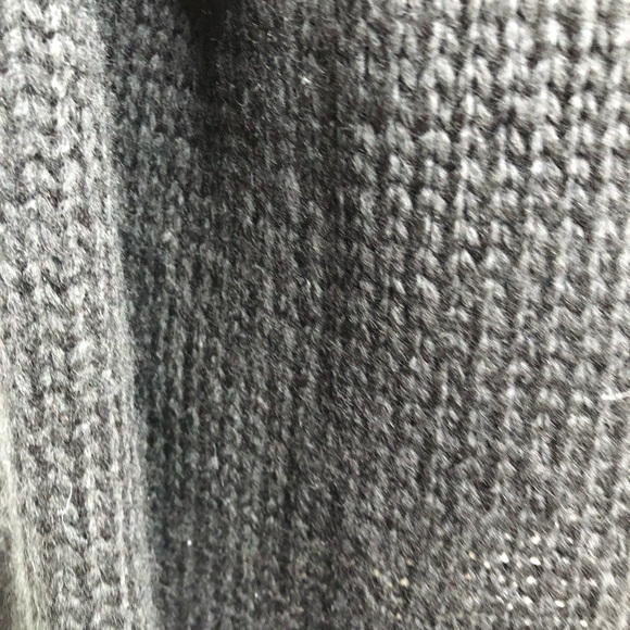 Wooden Ships black front pocket mohair wool blend tunic sweater size M/L - Picture 12 of 13